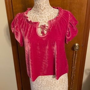 Velour blouse